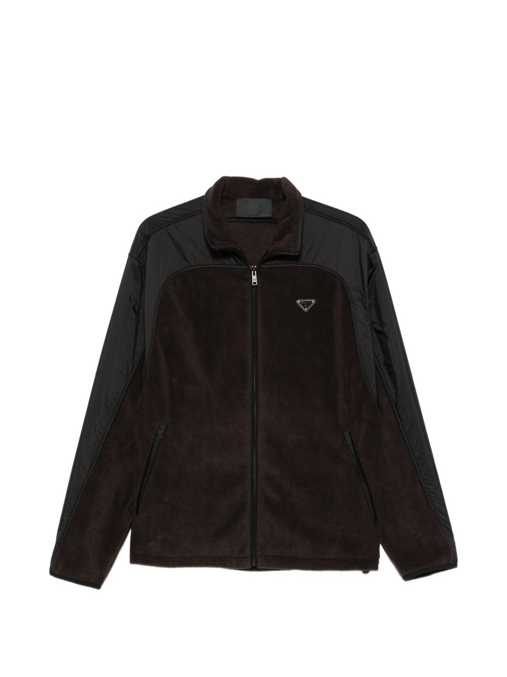 RE-NYLON AND FLEECE BLOUSON JACKET