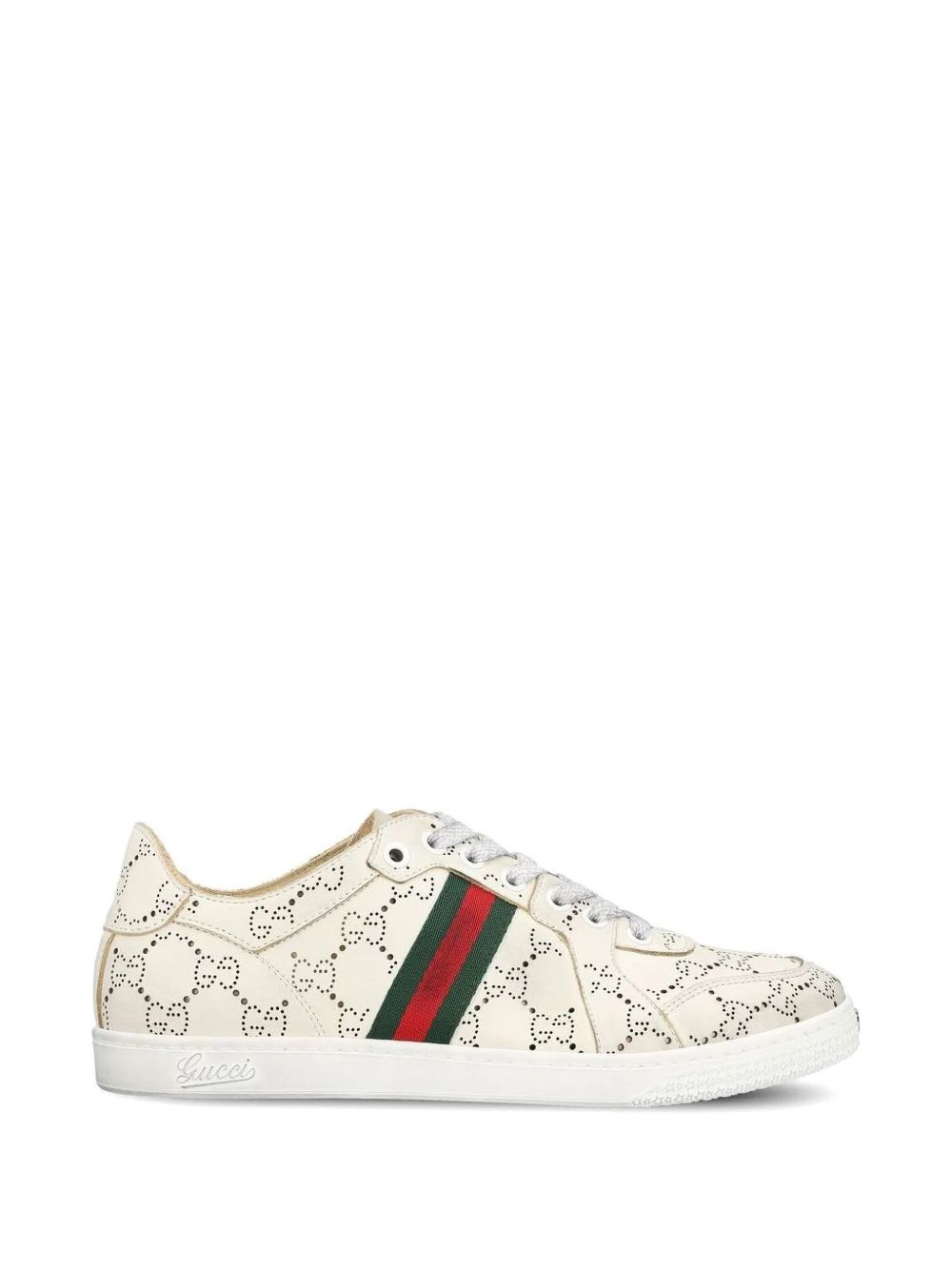 STRETCH LEATHER SNEAKERS
