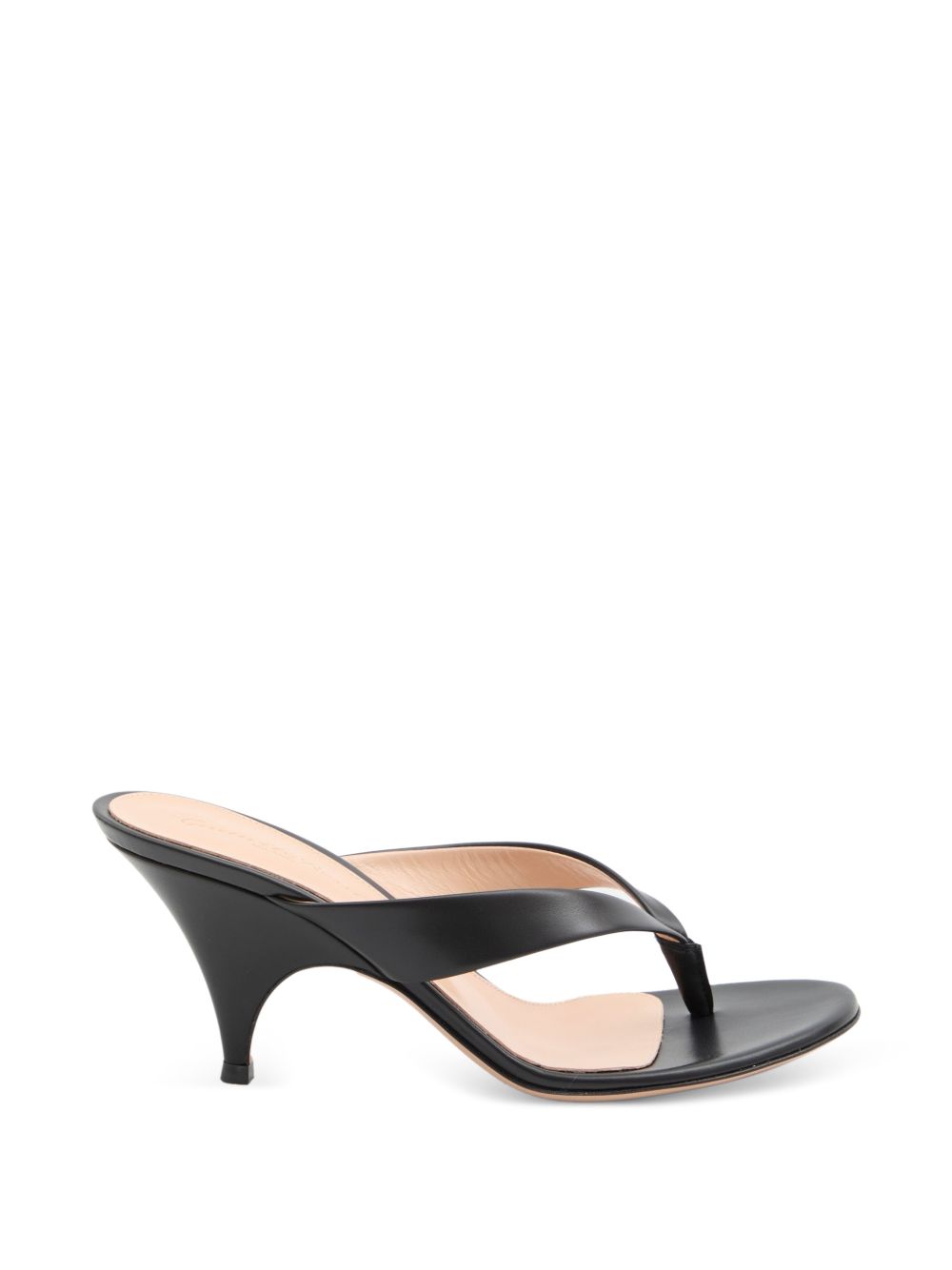 GIANVITO ROSSI · SOFIA LEATHER THONG SANDALS