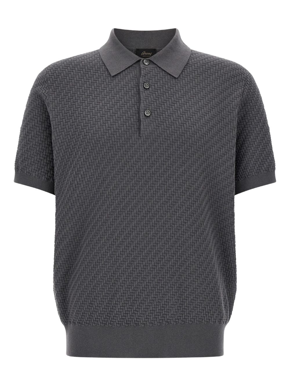 CASHMERE AND COTTON POLO SHIRT