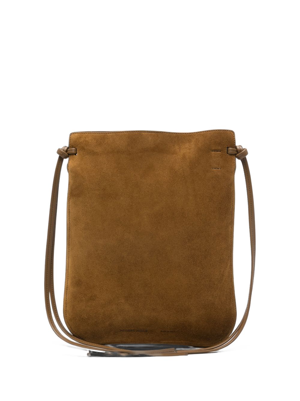 PHOEBE PHILO · GIG TIE POUCH LEATHER SHOULDER BAG