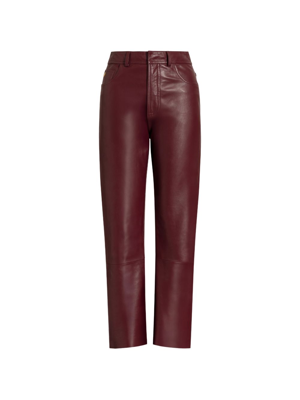 FAUX LEATHER TROUSERS
