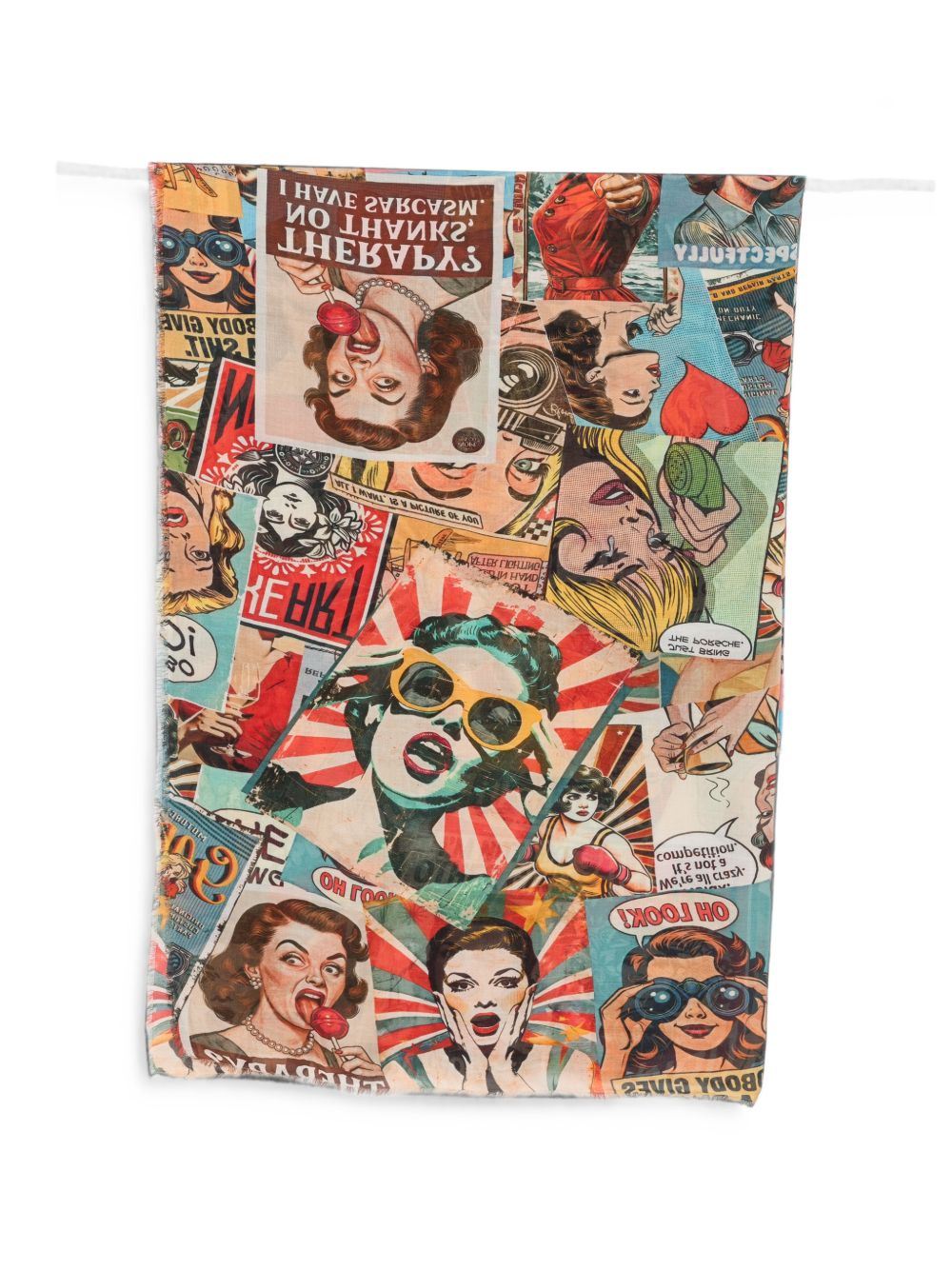 WOMAN POWER PRINT STOLE