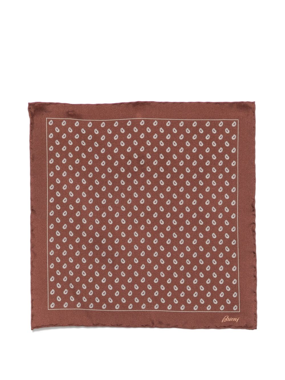 PRITNED SILK FOULARD