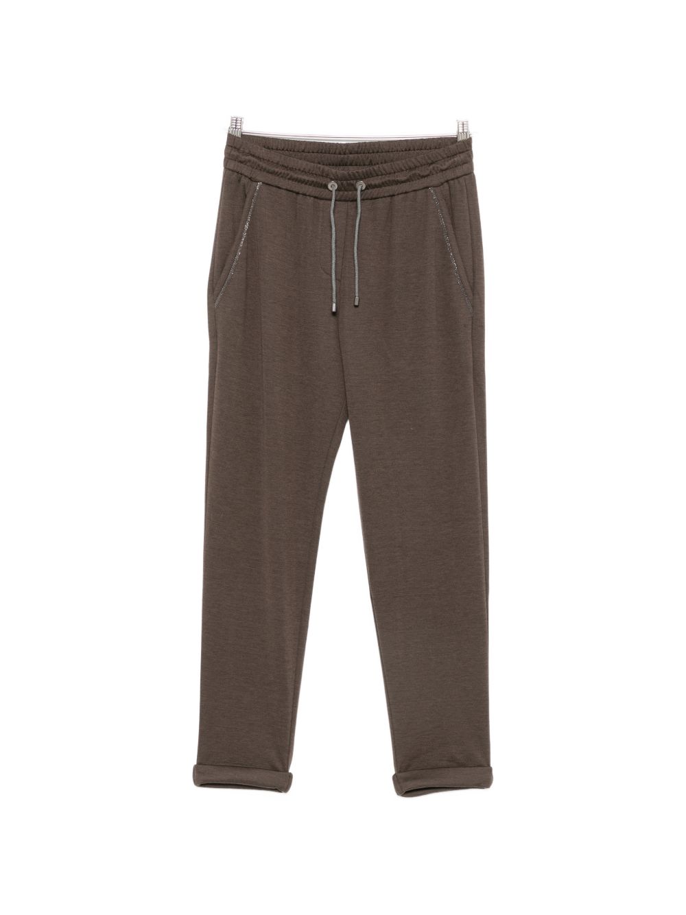 COTTON AND SILK TROUSERS