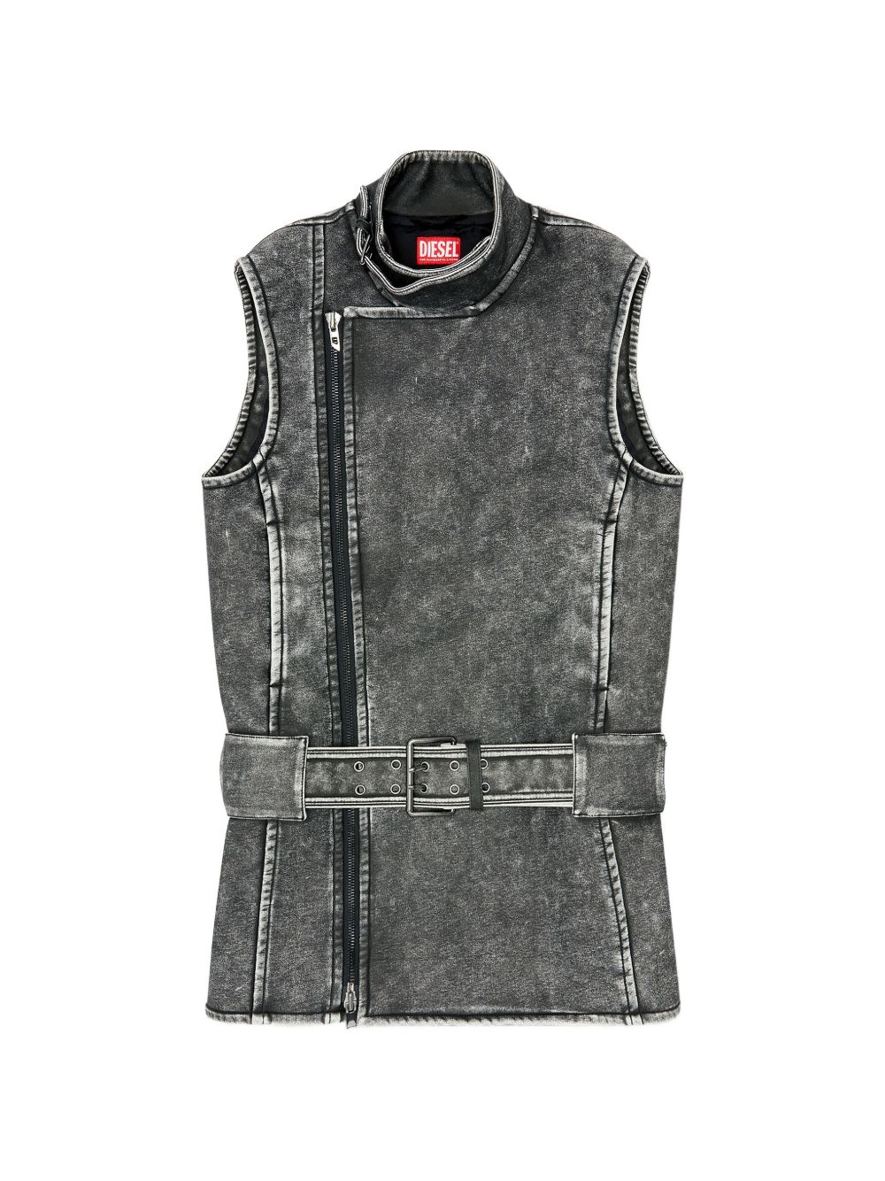 BELTED MINI DRESS