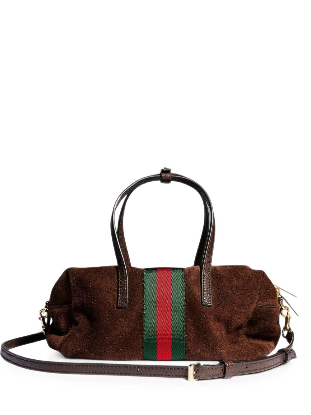 WEB DETAIL SUEDE LEATHER MINI BAG