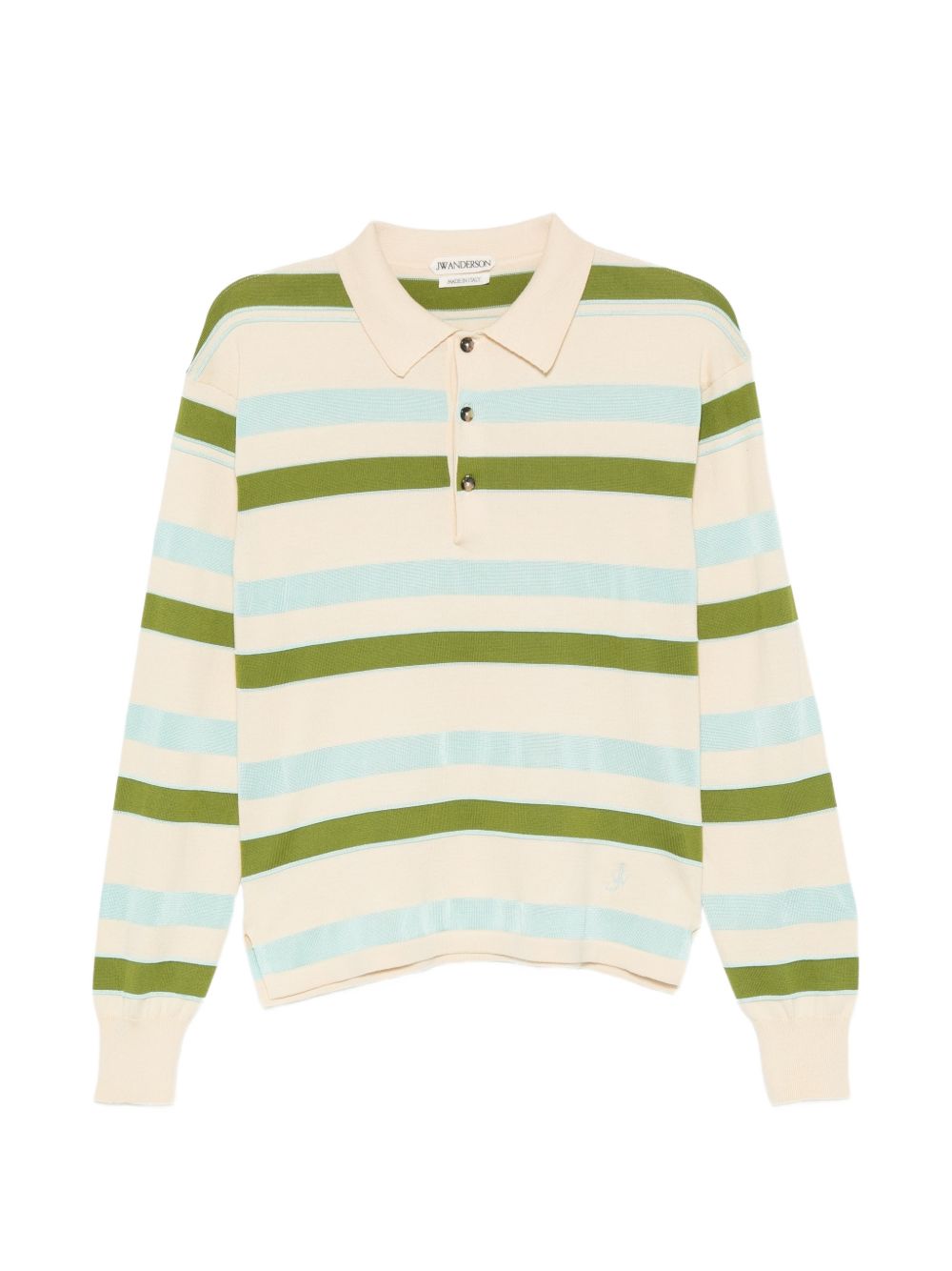 COTTON AND WOOL POLO SHIRT