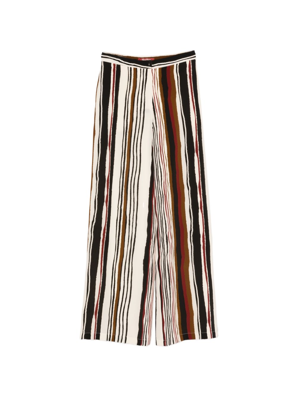 STRIPED WIDE-LEG TROUSERS