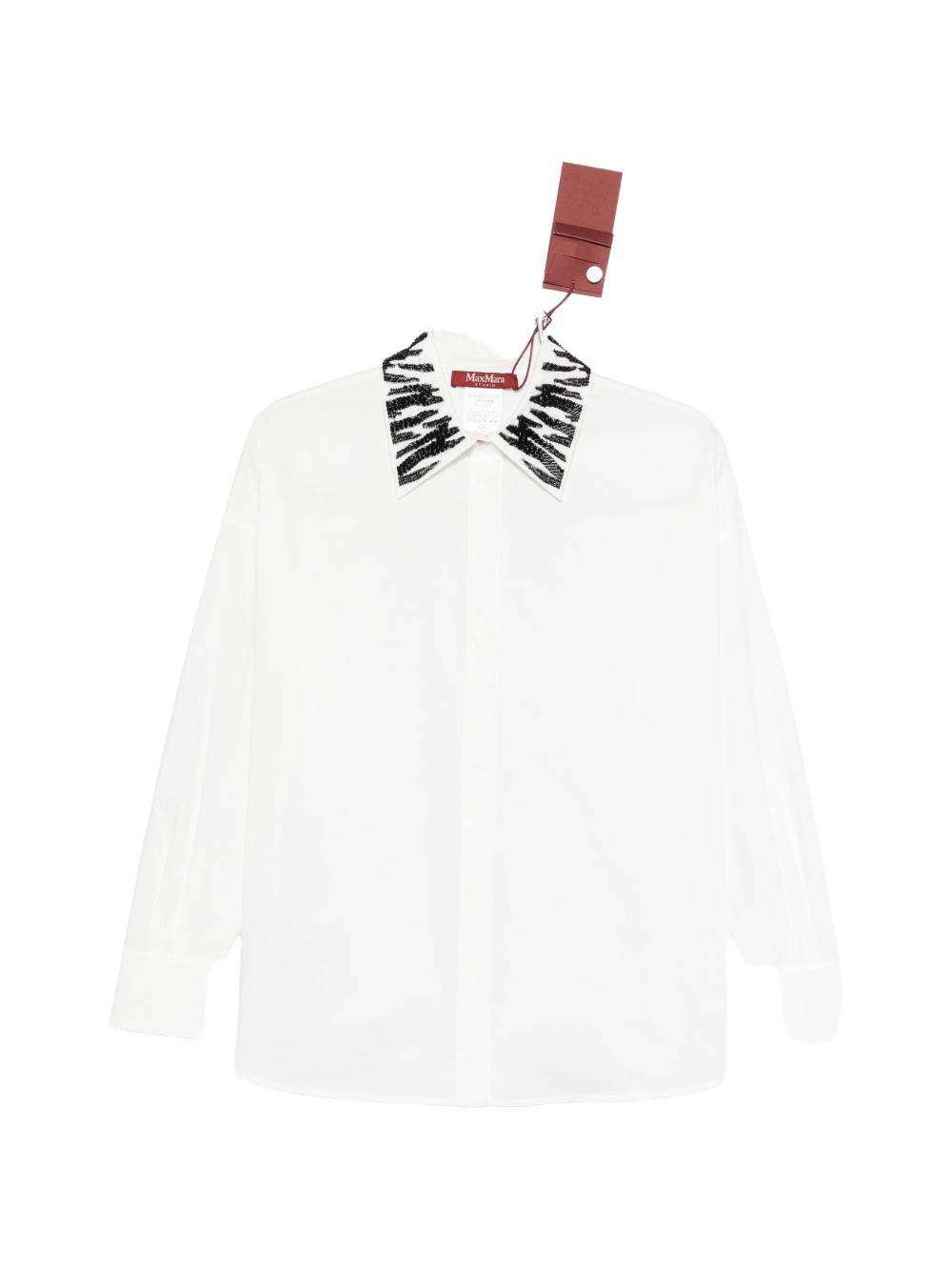PRINTED COLLAR COTTON SHIRT