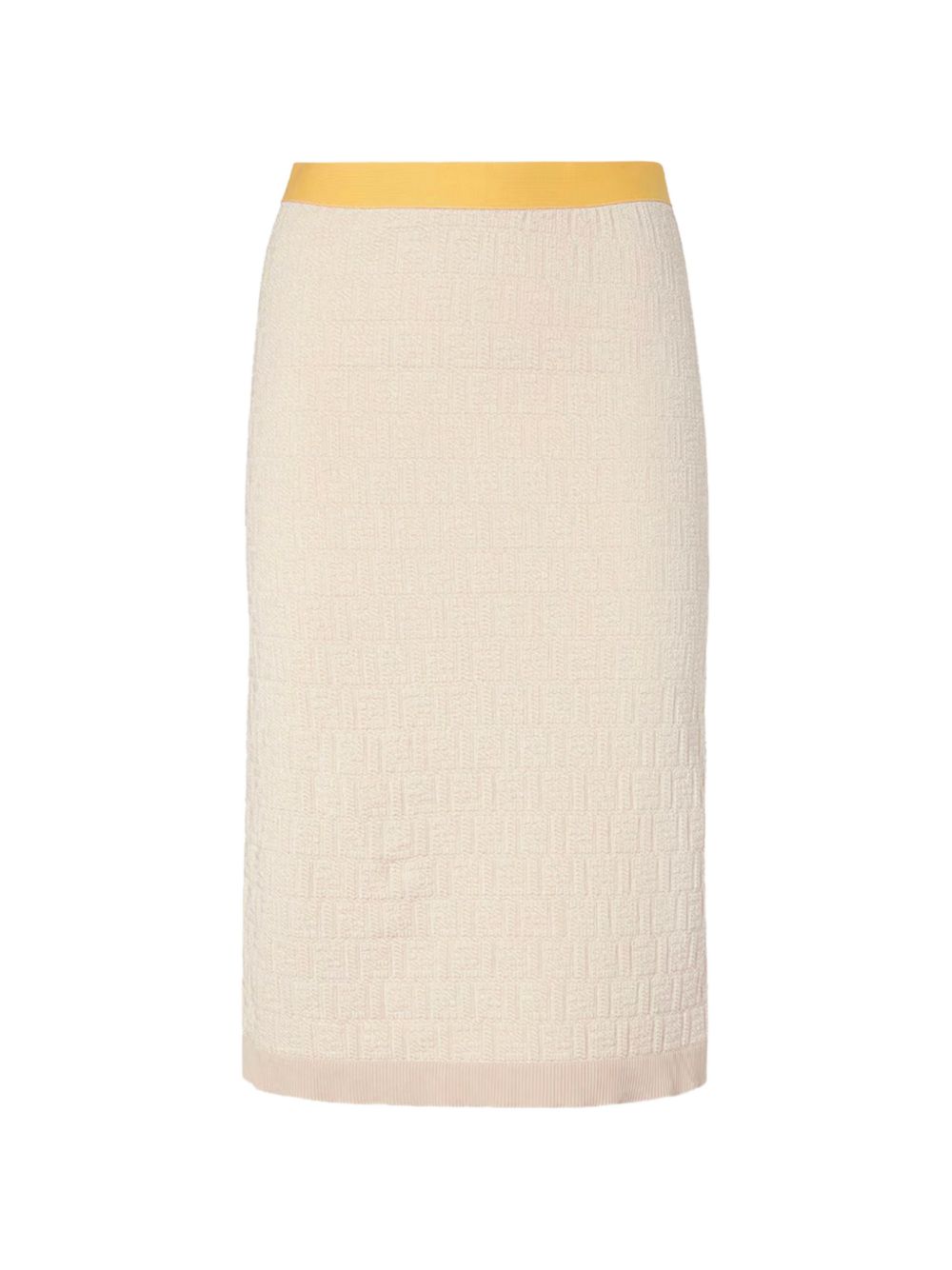 COTTON AND SILK BLEND SKIRT