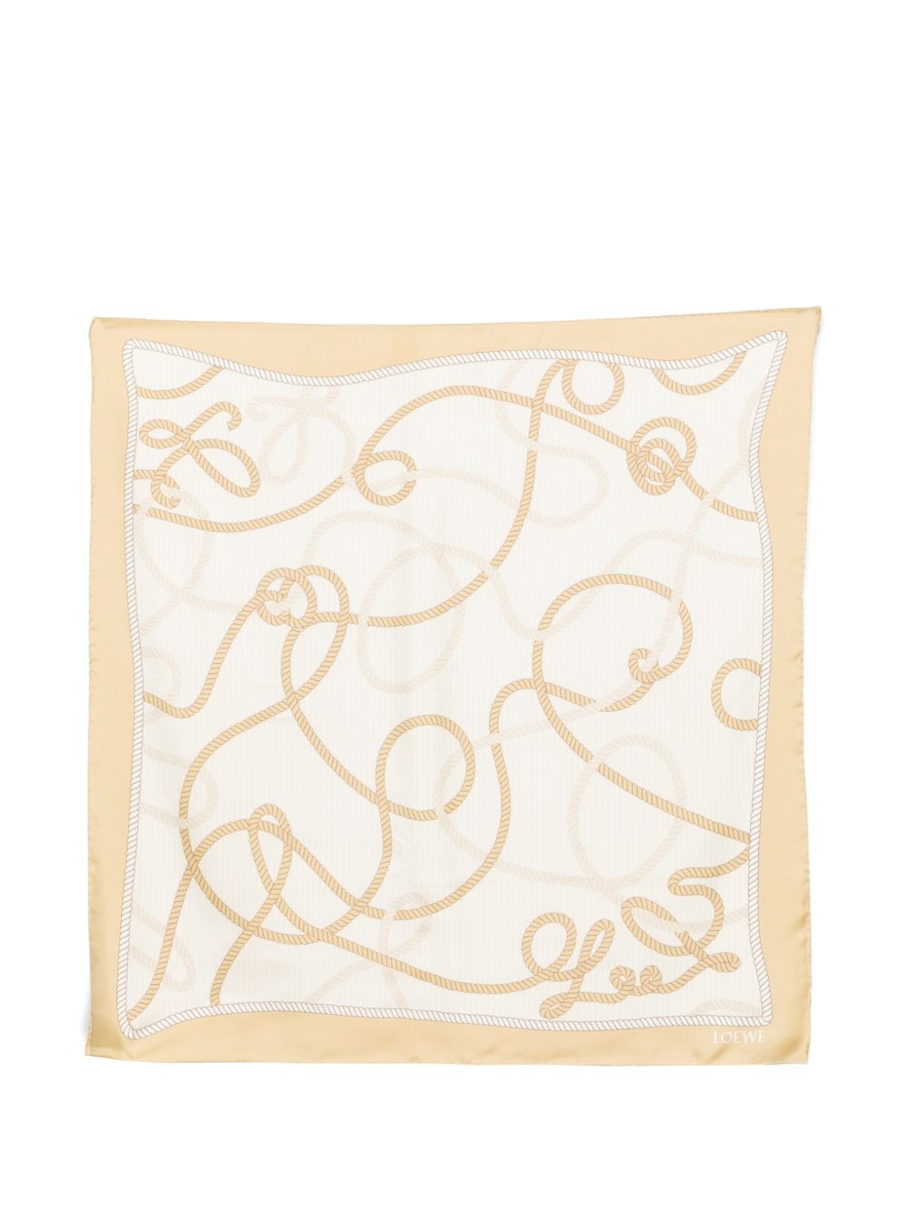PRINTED SILK FOULARD