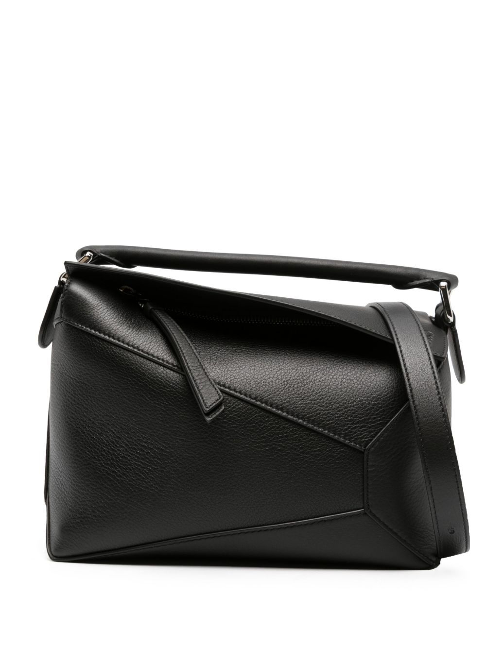 PUZZLE EDGE SMALL LEATHER HANDBAG