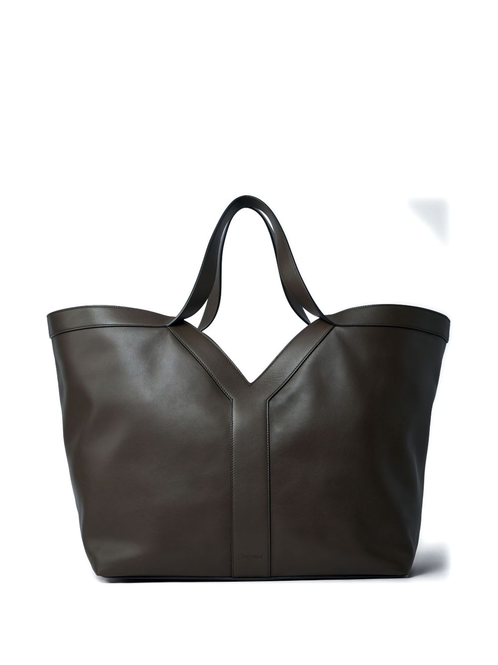 Y LARGE LEATHER TOTE BAG
