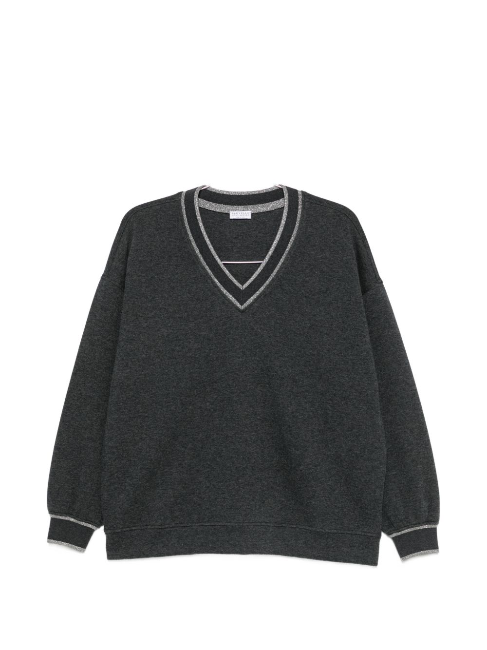 COTTON V-NECKED SWEATER