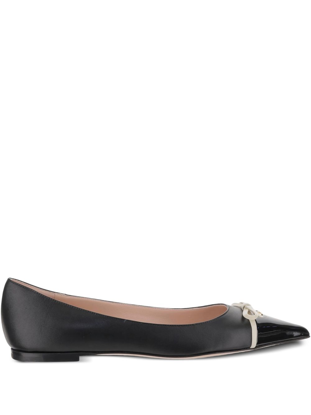 BEPOINTY LEATHER BALLETS
