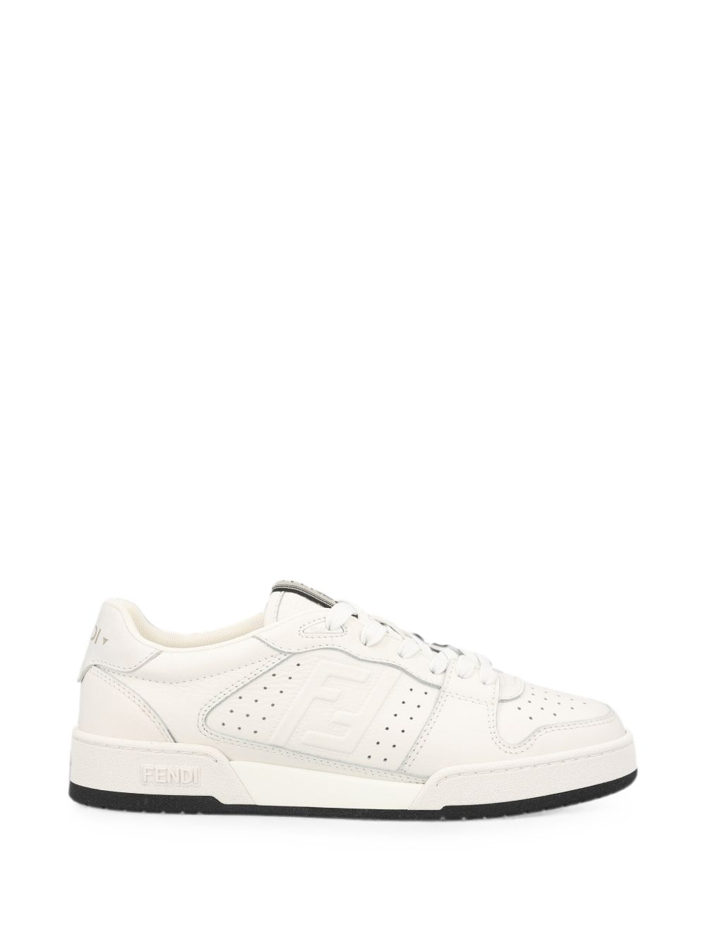 FENDI MATCH LEATHER SNEAKERS