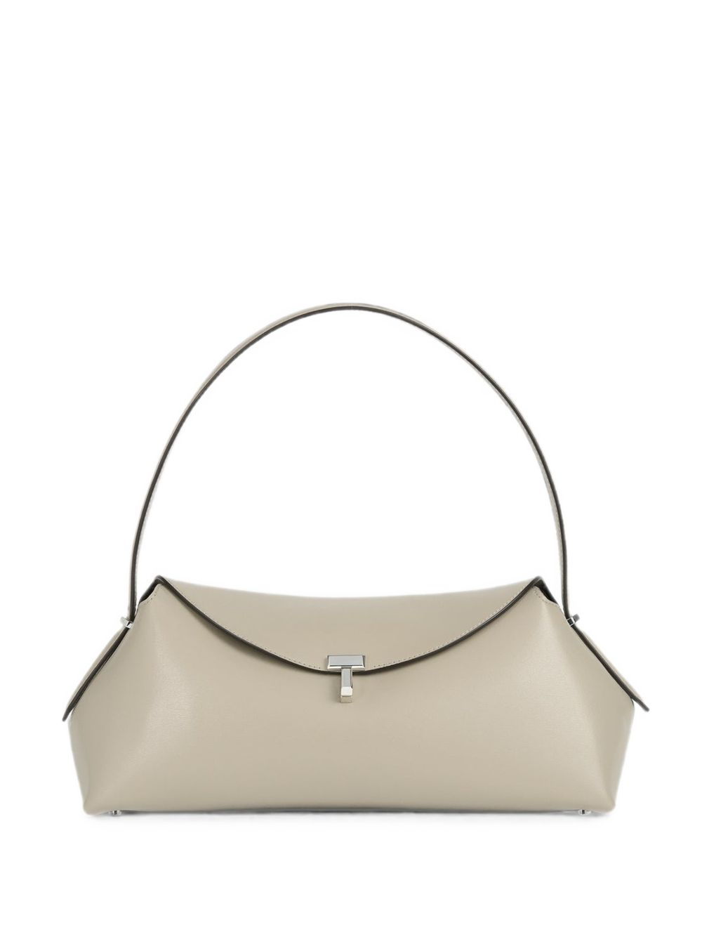 T-LOCK LEATHER SHOULDER BAG