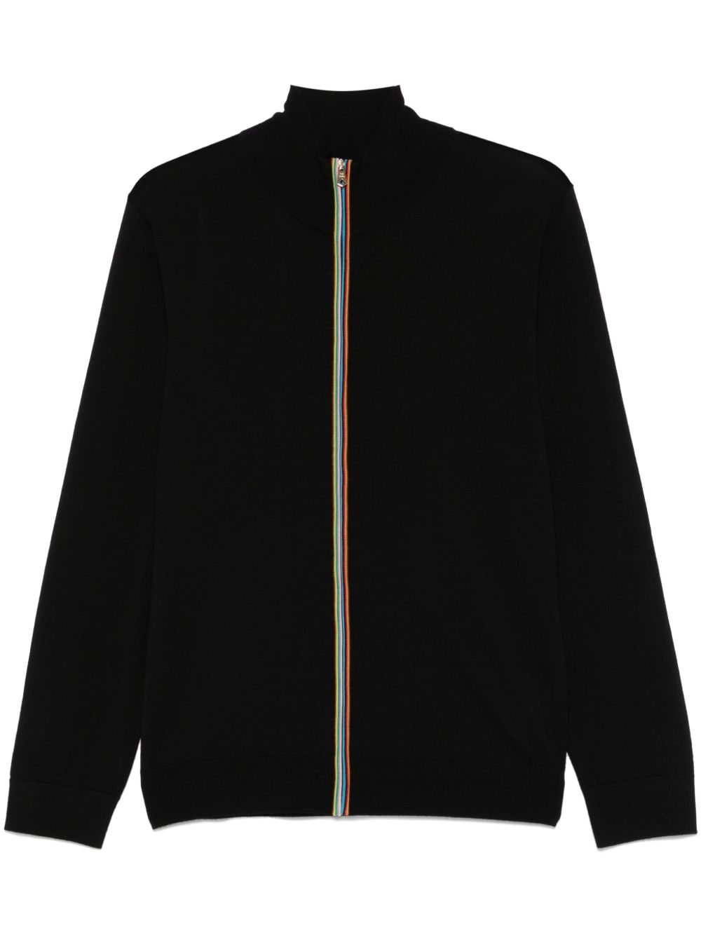 SIGNATURE STRIPE WOOL CARDIGAN