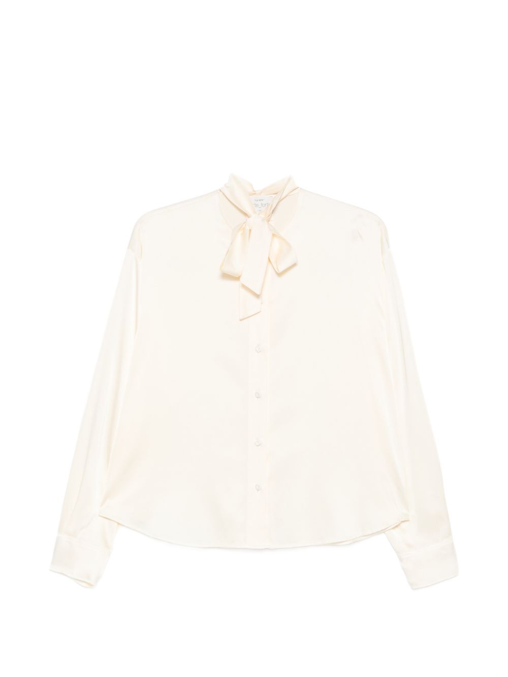 SILK BOW-TIE SHIRT
