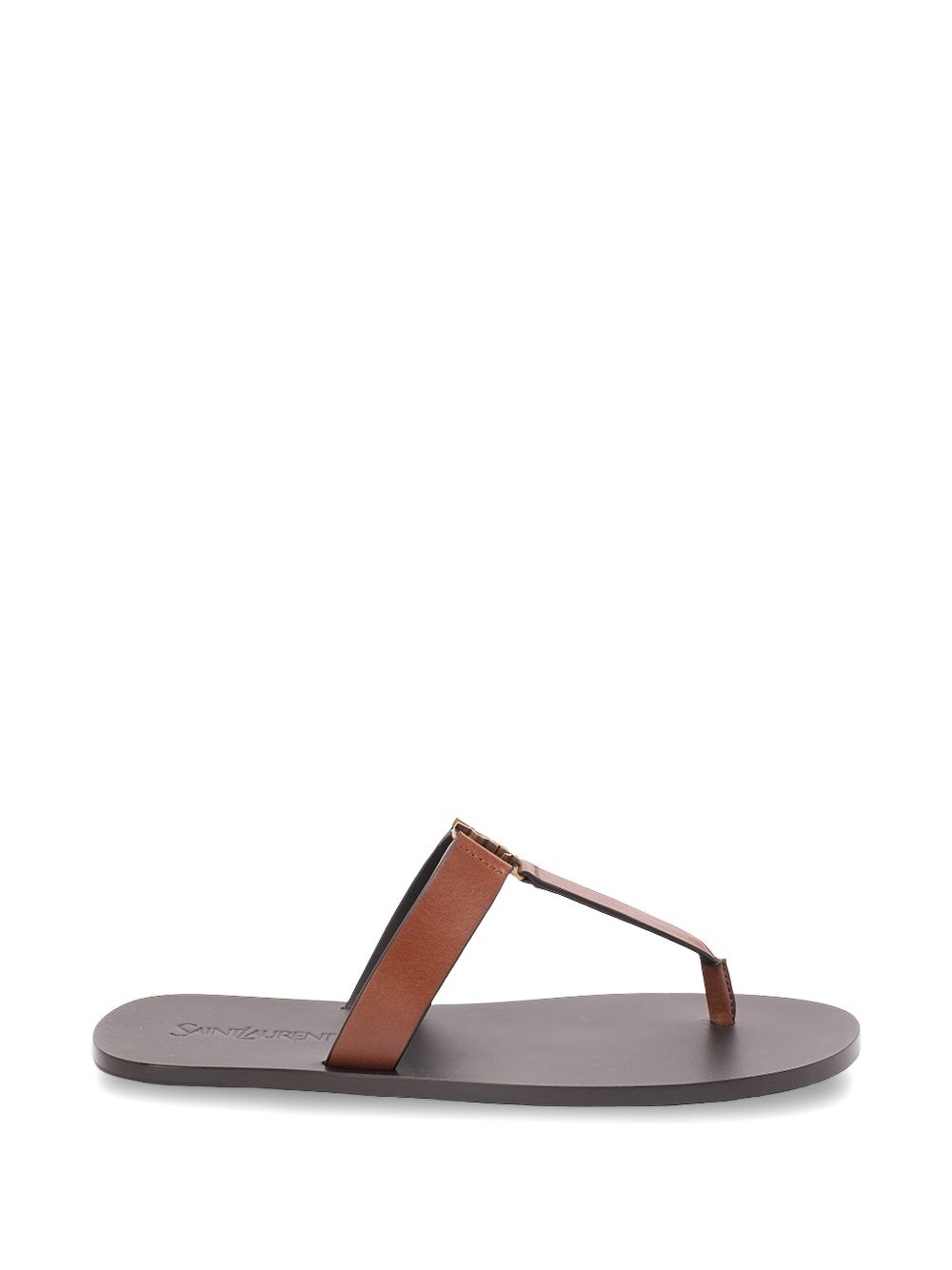 CASSANDRA LEATHER THONG SANDALS