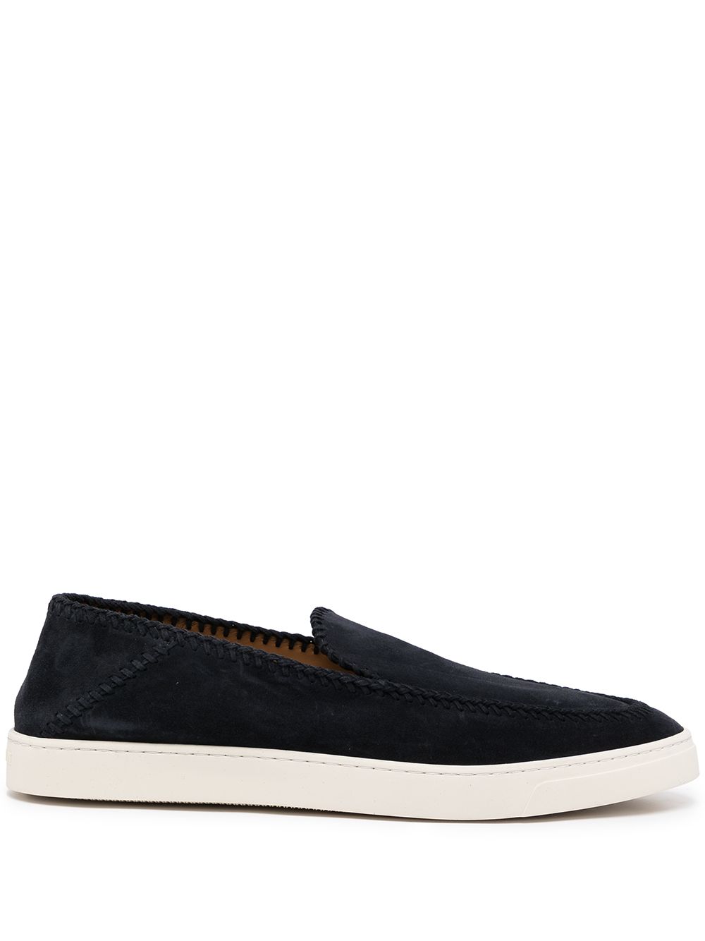 LEATHER SLIP-ON SNEAKERS