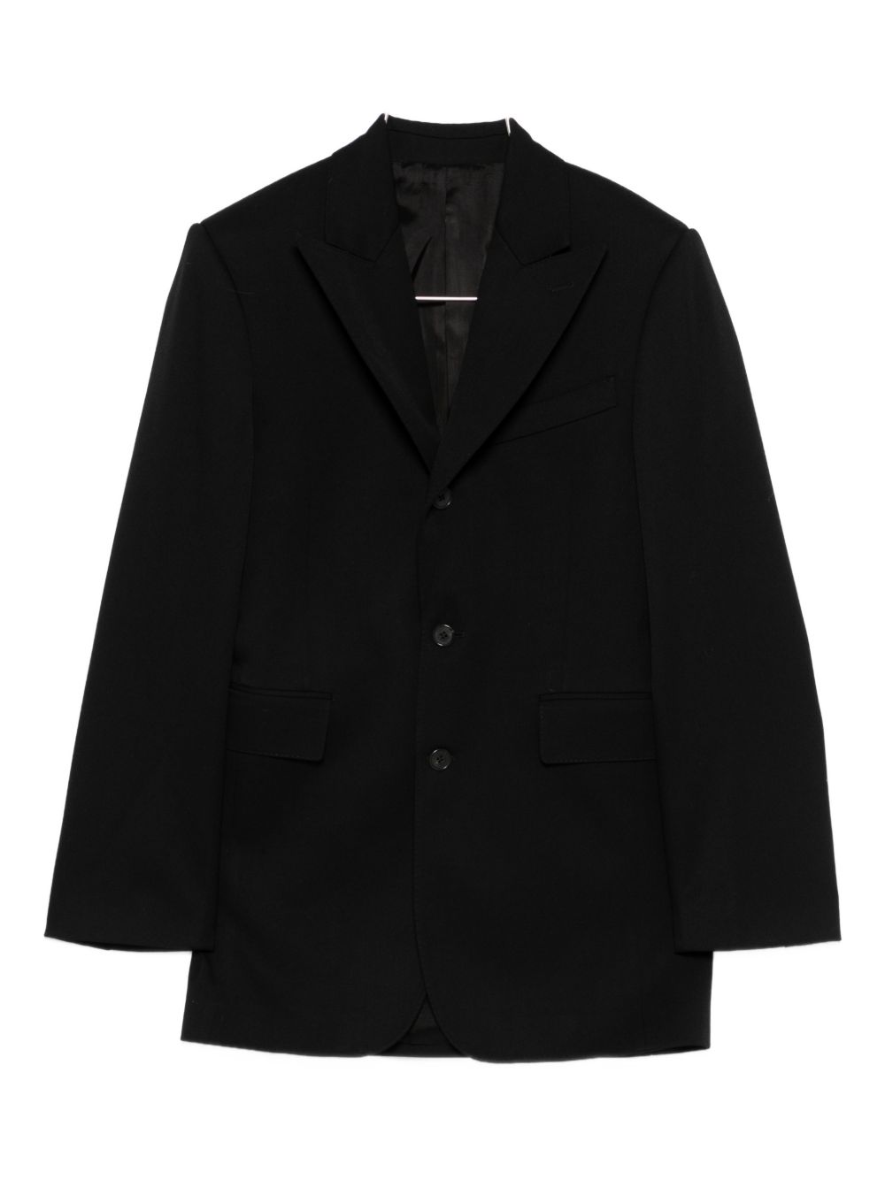 WOOL SINGLE-BREASTED BLAZER JACKET