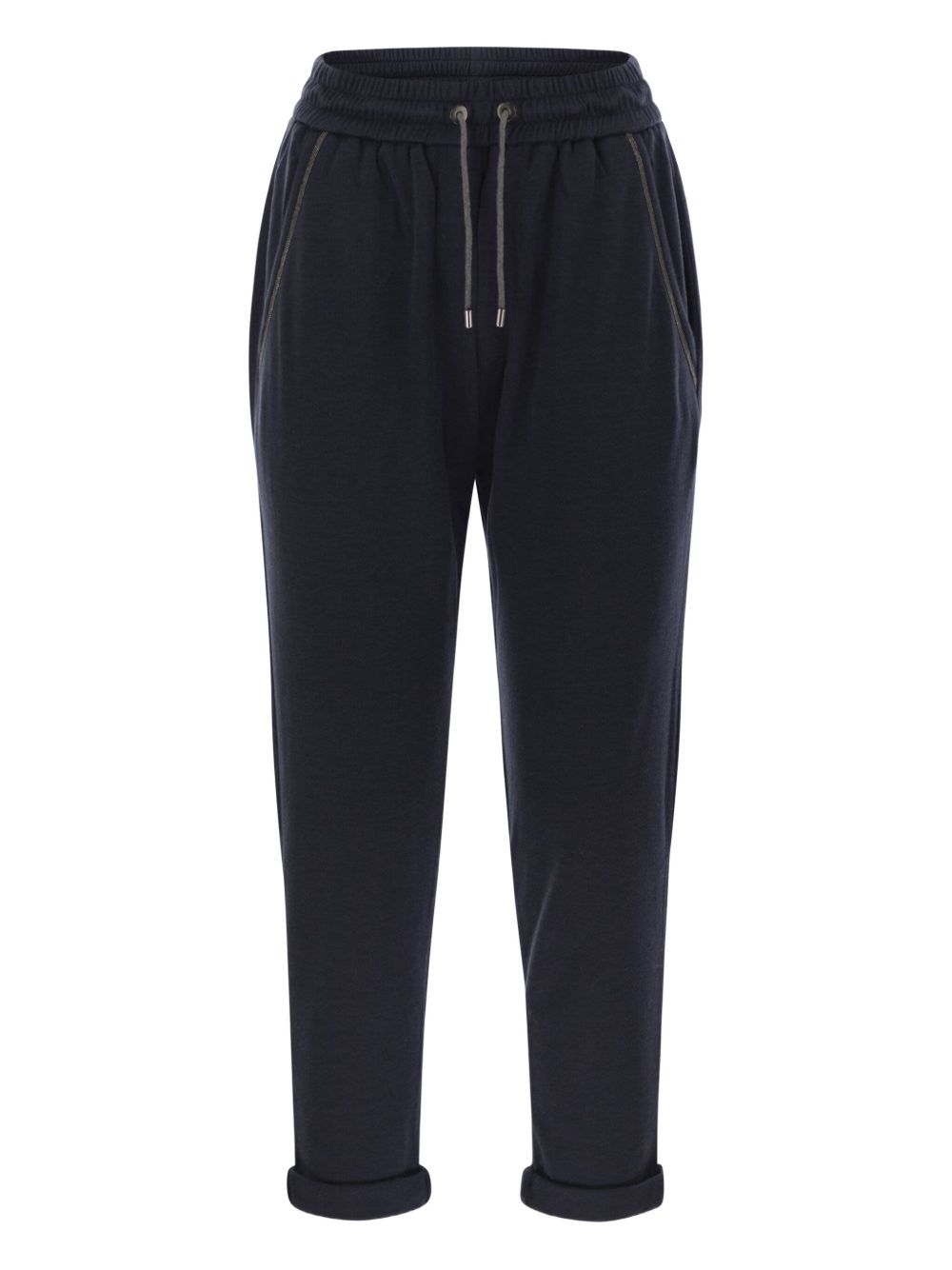 COTTON AND SILK TROUSERS