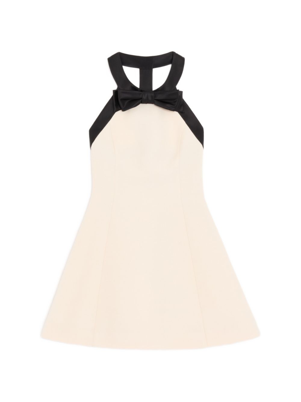 WOOL AND SILK BLEND MINI DRESS