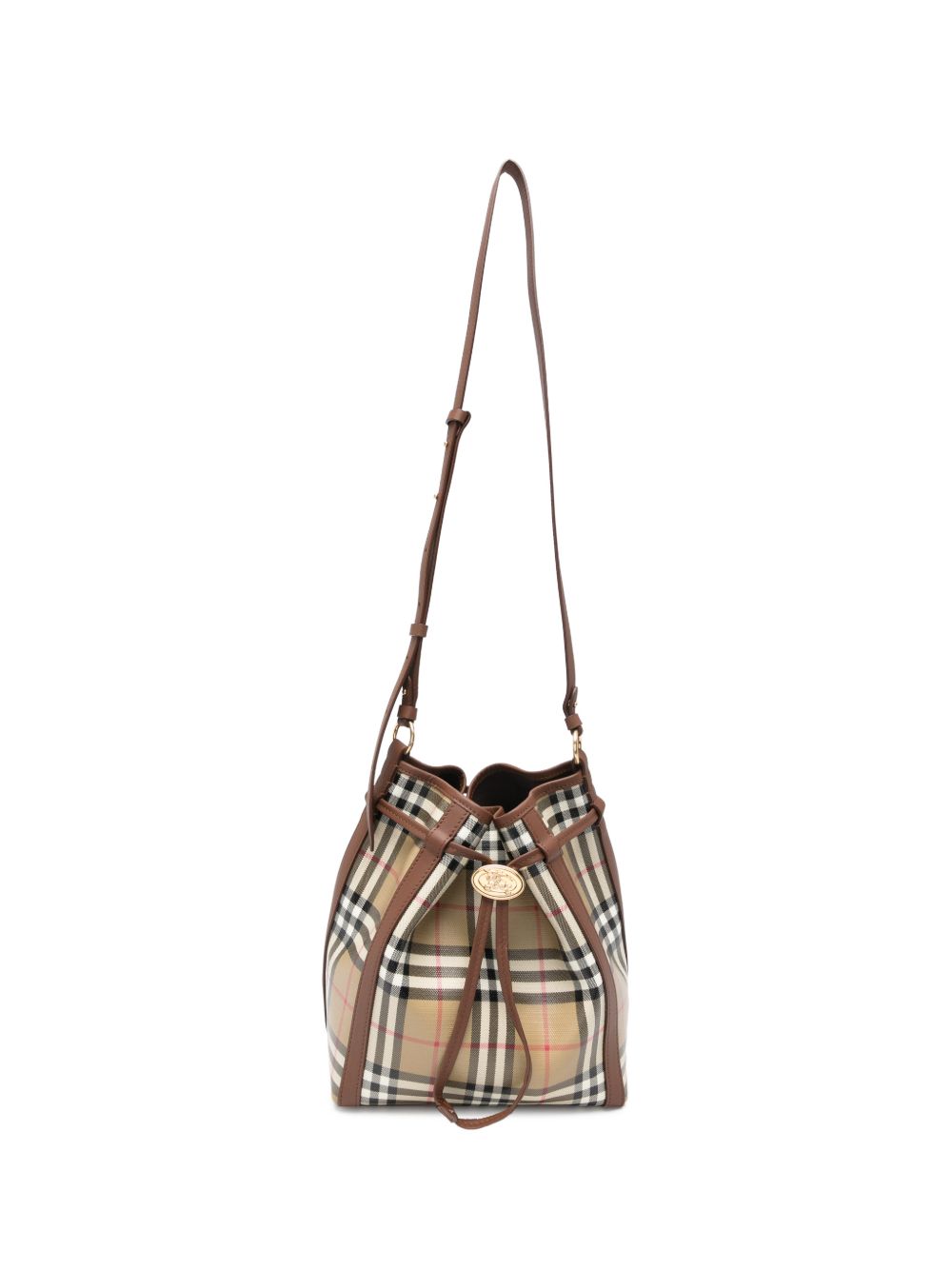 SMALL DRAWSTRING BUCKET BAG