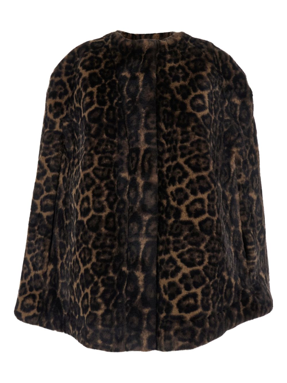 SLOANE FAUX FUR CAPE