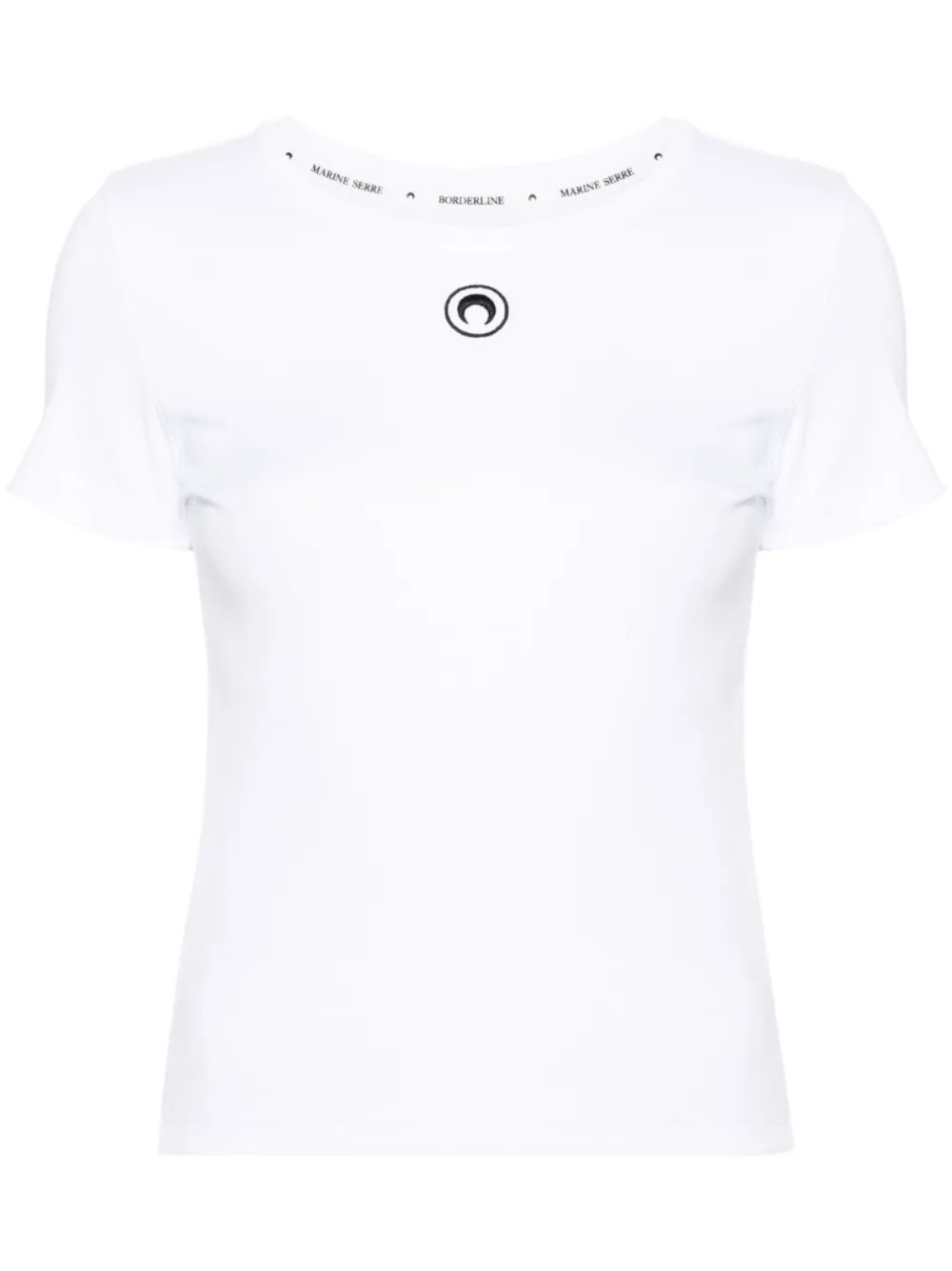 MARINE SERRE · LOGO COTTON T-SHIRT