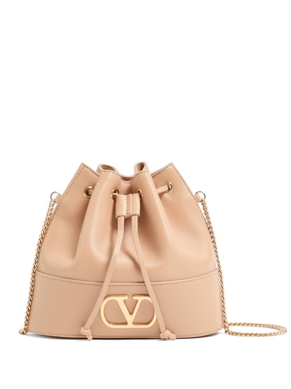 VLOGO SIGNATURE LEATHER MINI BAG