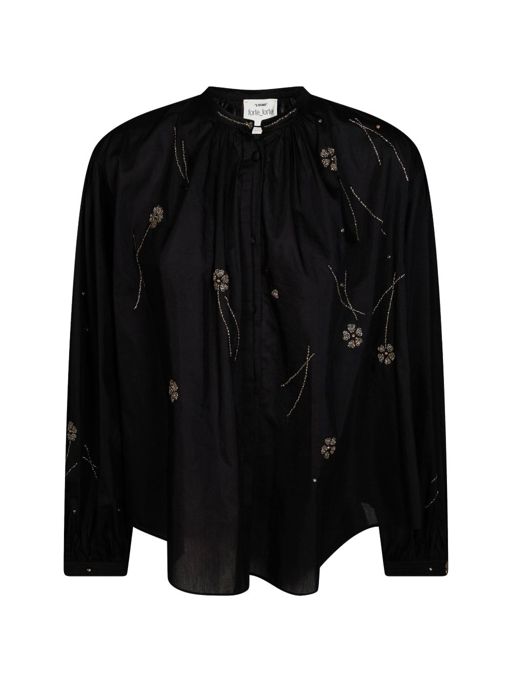 EMBROIDERED COTTON BLOUSE