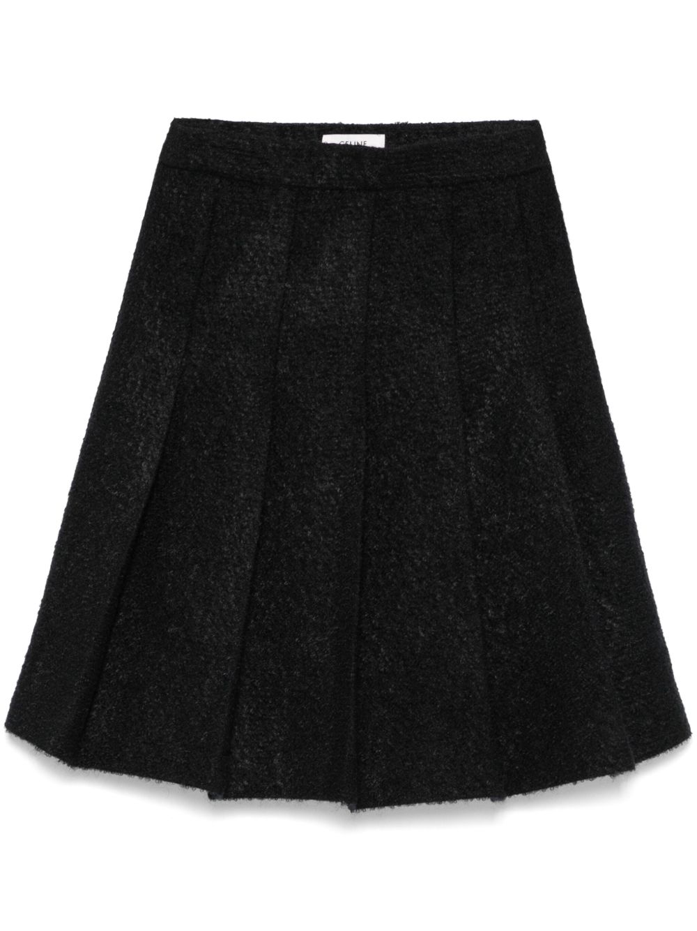 WOOL PLEATED SKIRT