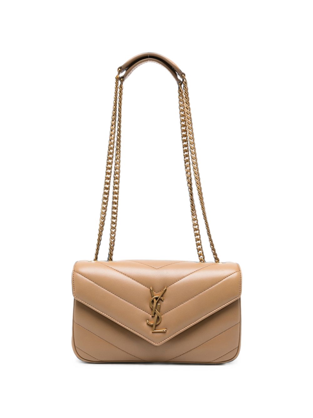 LOULOU SMALL SUEDE LEATHER SHOULDER BAG