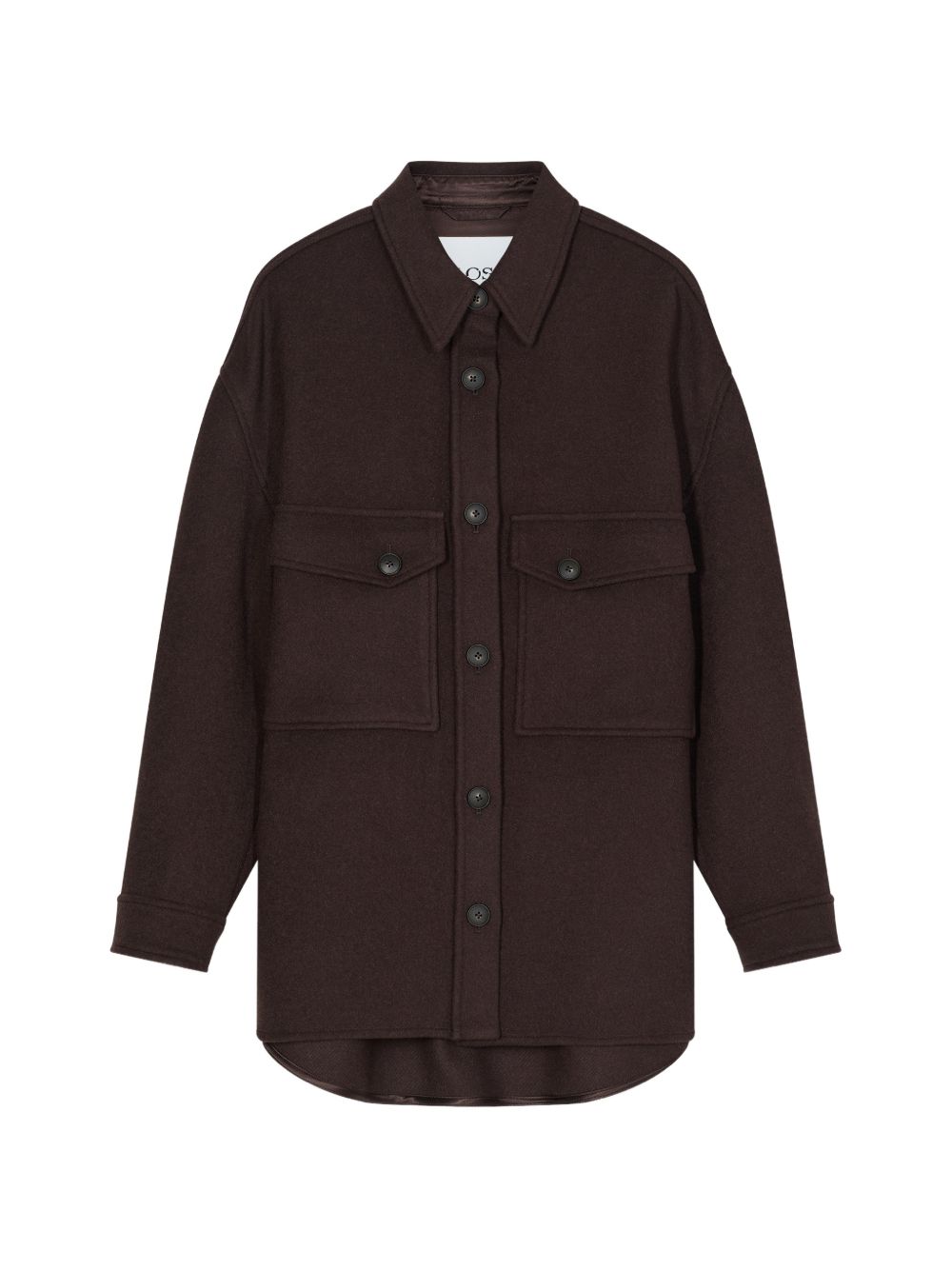 WOOL BLEND OVERSIZED SHIRT