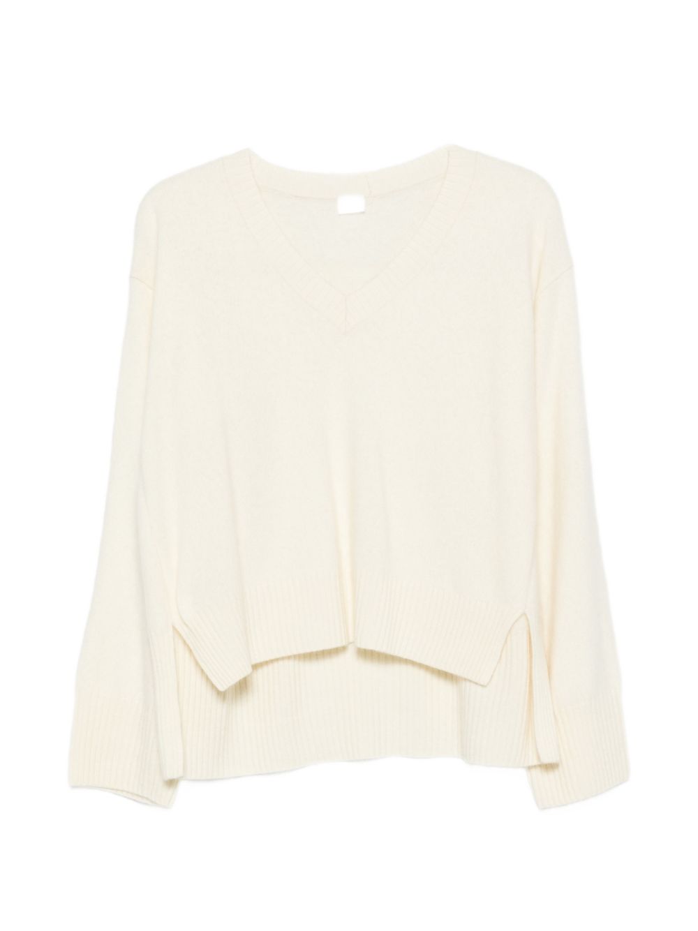 WOOL V-NECKED JUMPER
