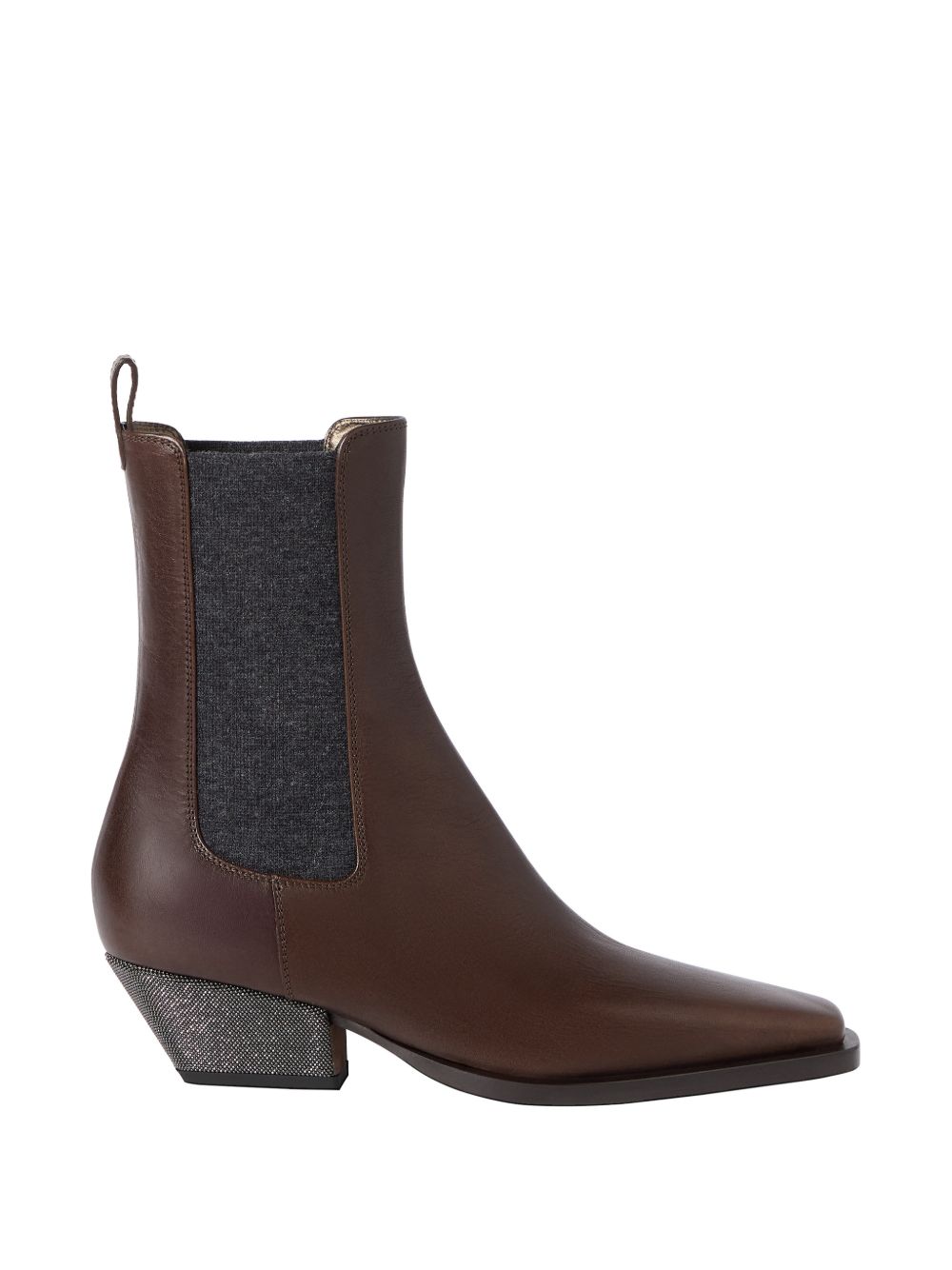 LEATHER ANKLE BOOTS