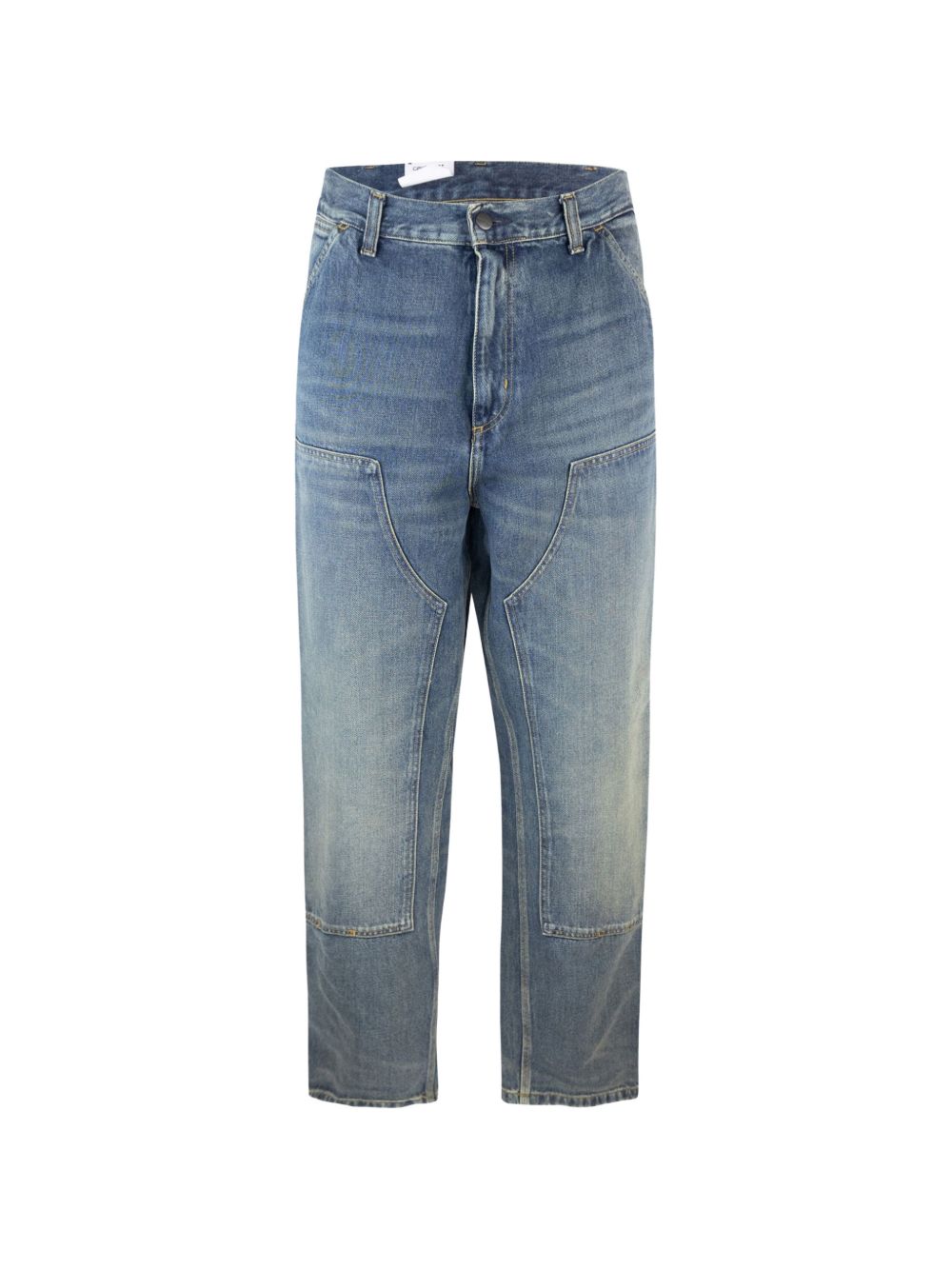 DOUBLE KNEE DENIM JEANS