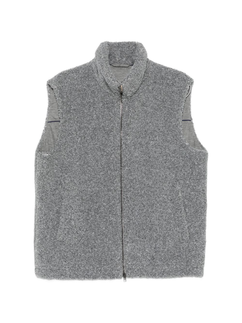 FLANNEL ZIPPED VEST