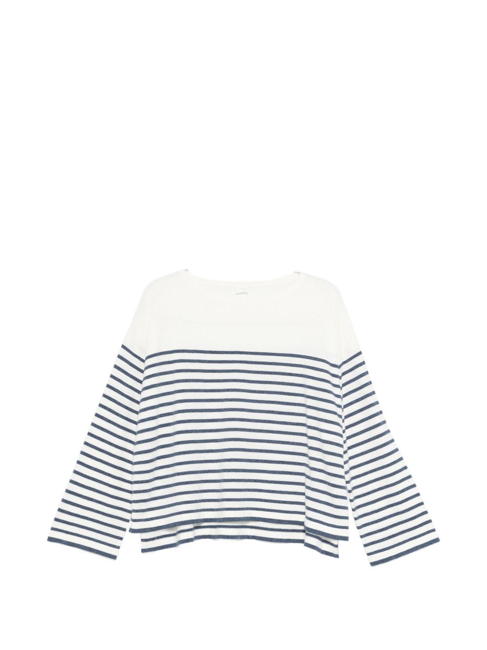 STRIPED COTTON SWEATER