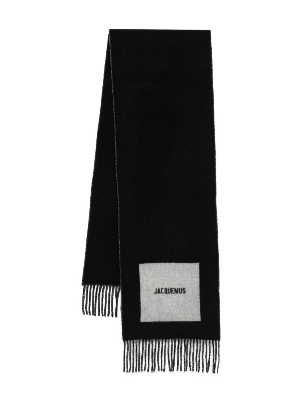 LOGO WOOL SCARF