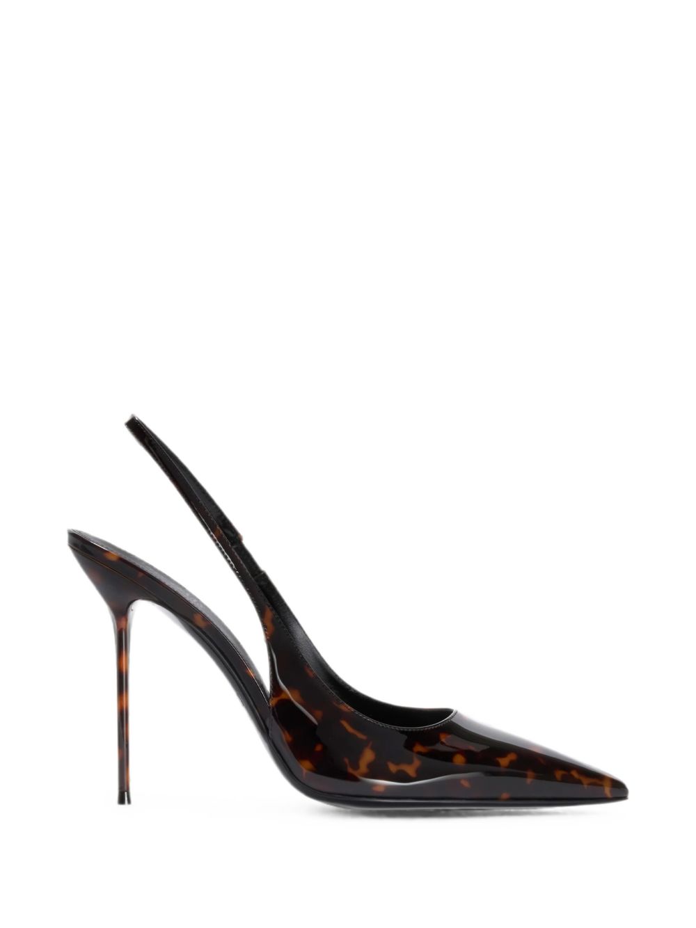 LIDIA PATENT LEATHER SLINGBACK PUMPS