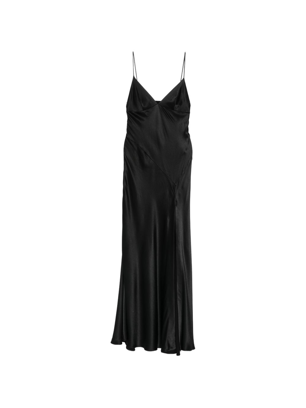 ALBERTA FERRETTI · SATIN LONG DRESS