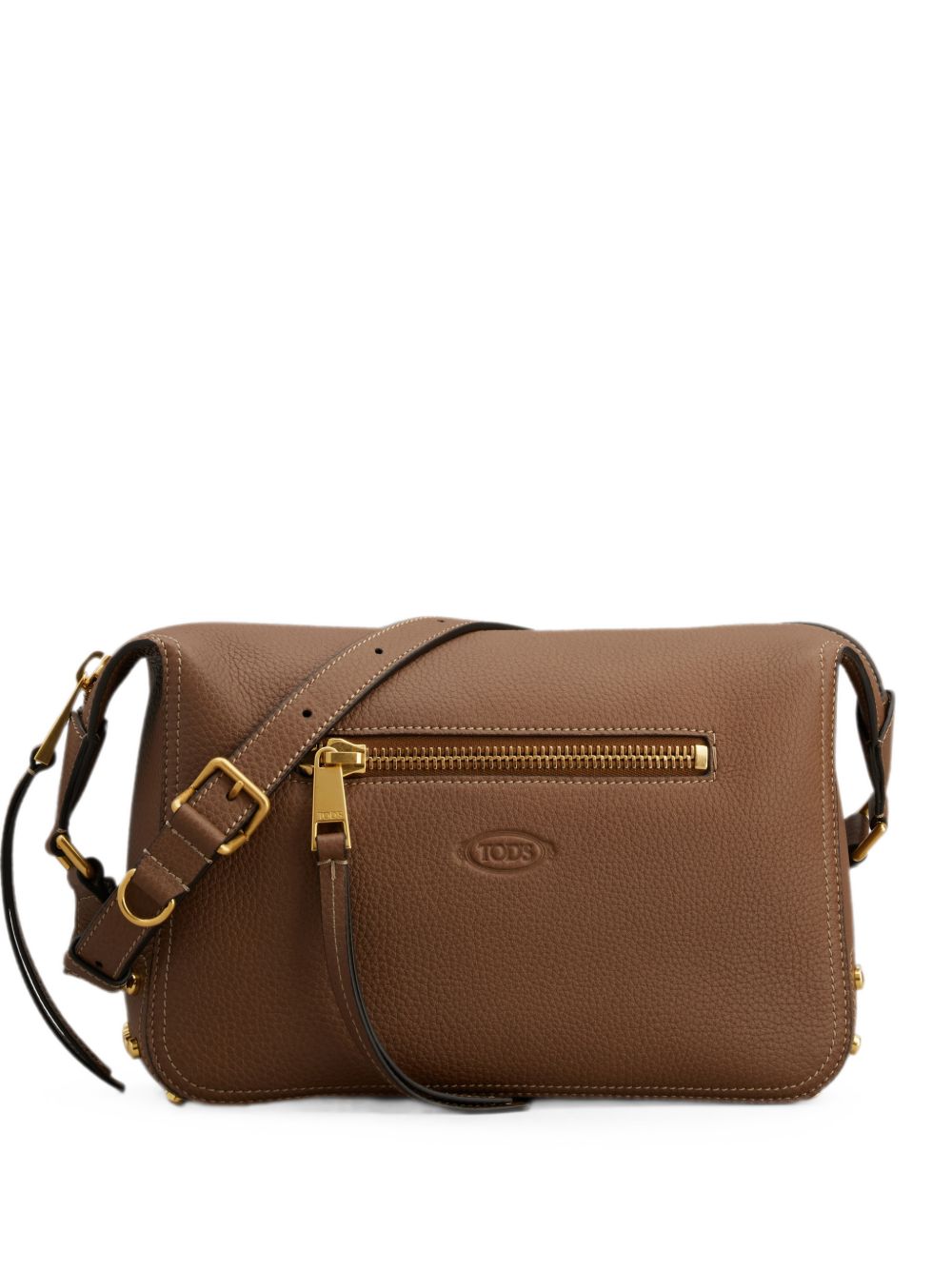 METAL DOTS MINI LEATHER SHOULDER BAG