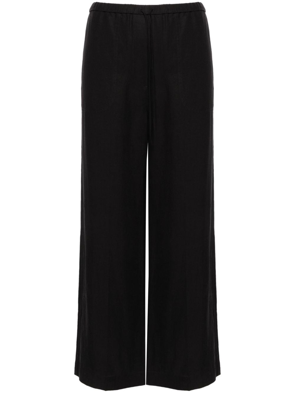 LINEN BLEND TROUSERS