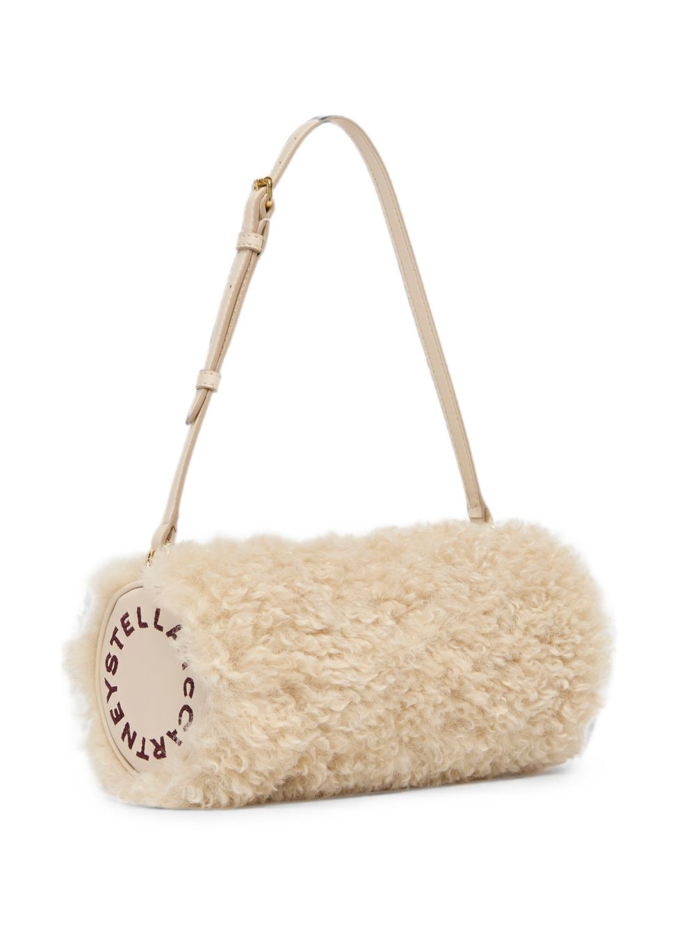 STELLA LOGO SHEARLING POUCH