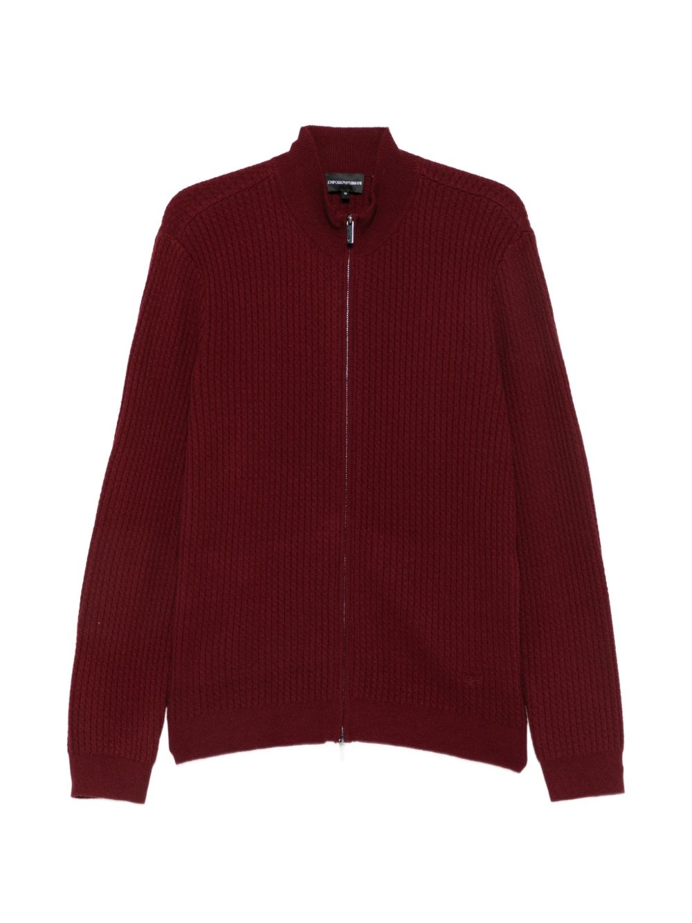 EMPORIO ARMANI · WOOL ZIPPED CARDIGAN
