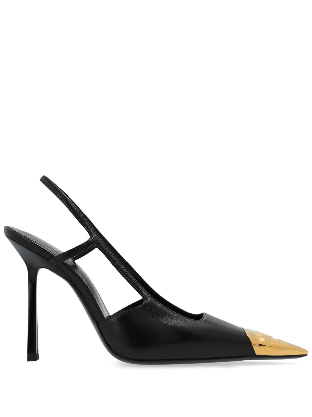 JEANNE LEATHER SLINGBACK PUMPS